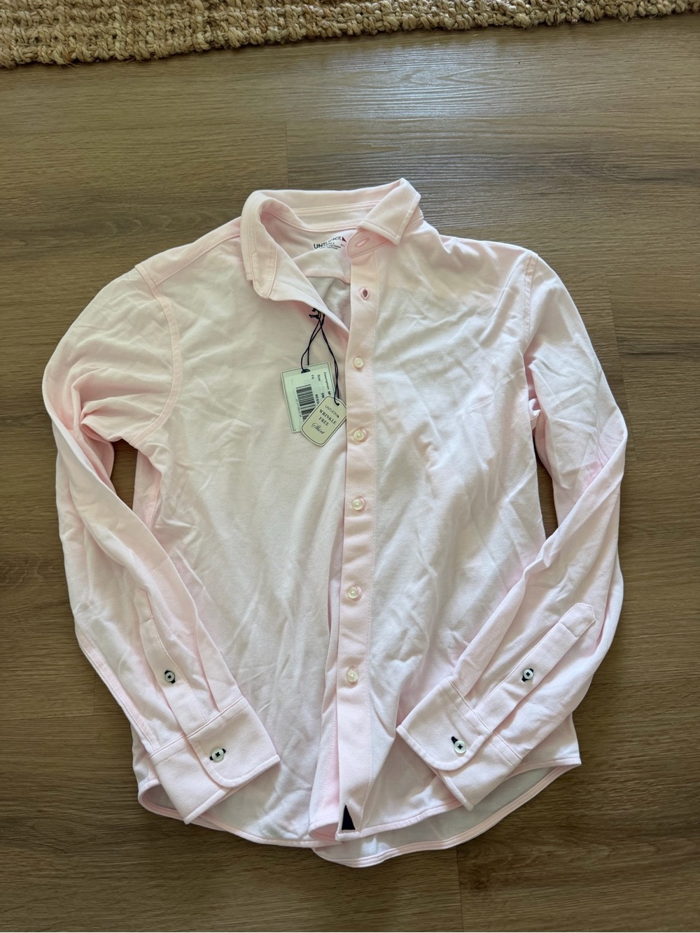 UNTUCKit Men's Light Pink Casual Button-Down Shirt